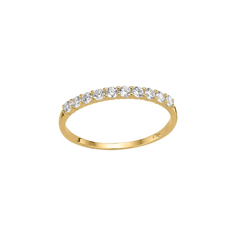 Der Damenring 333 in Gelbgold mit Zirkonia, Modellnummer 6-214322-001, ist ein eleganter Verlobungsring. Seine Eigenschaften umfassen hochwertigen Zirkoniastein und strapazierf&auml;higes 333er Gelbgold. Perfekt f&uuml;r besondere Anl&auml;sse, sollte dieser Ring am Ringfinger der linken Hand getragen werden, um seine symbolische Bedeutung als Verlobungsring zu betonen. Ideal f&uuml;r stilvolle Auftritte.