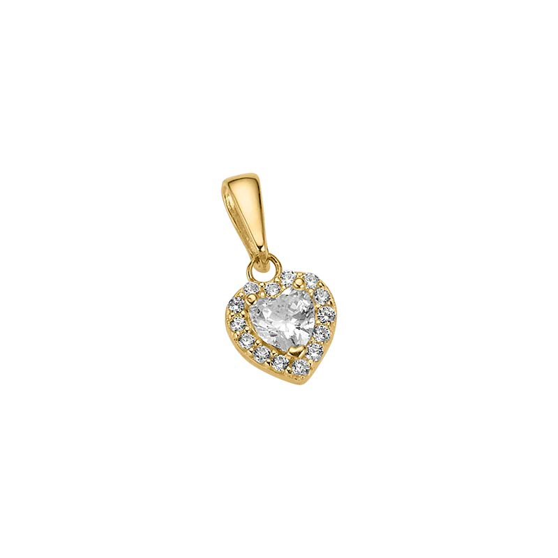 Der Anh&auml;nger 333 Gelbgold mit Zirkonia, Modellnummer 6-214331-001, besticht durch edles Gelbgold und funkelnde Zirkonia-Steine. Ideal als elegantes Accessoire f&uuml;r Halsketten jeglicher Art, ist dieser Anh&auml;nger ein Blickfang f&uuml;r besondere Anl&auml;sse oder den t&auml;glichen Glamour. Perfekt kombinierbar mit anderen Goldschmuckst&uuml;cken f&uuml;r einen harmonischen Look.
