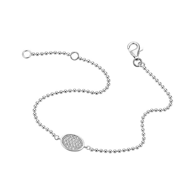 Das Armband 925 rhodiniert mit Zirkonia, Modellnummer 5-216375-001, besticht durch seine eleganten Steine und die hochwertige Silberverarbeitung. Es misst 17+2 cm und geh&ouml;rt zur Kategorie Schmuck, speziell Armb&auml;nder. Am besten wird es solo oder kombiniert mit anderen dezenten Armb&auml;ndern getragen, um einen stilvollen und edlen Look zu erzielen.