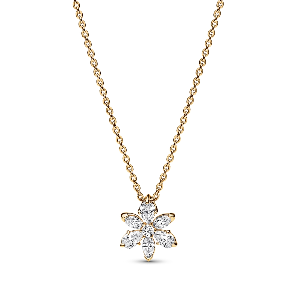 Pandora - Shine, Herbarium collier bezet met zirconia's, 45cm - 362387C01-45