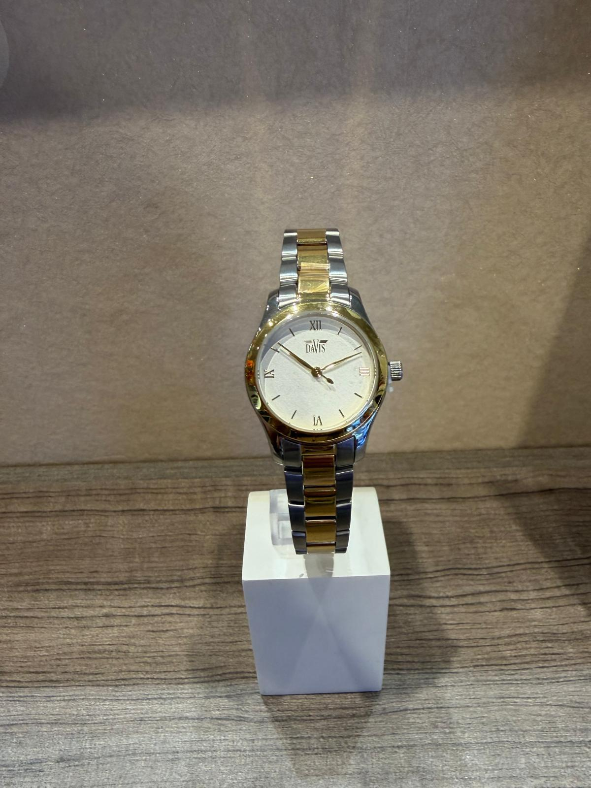 Davis dames horloge bicollor 