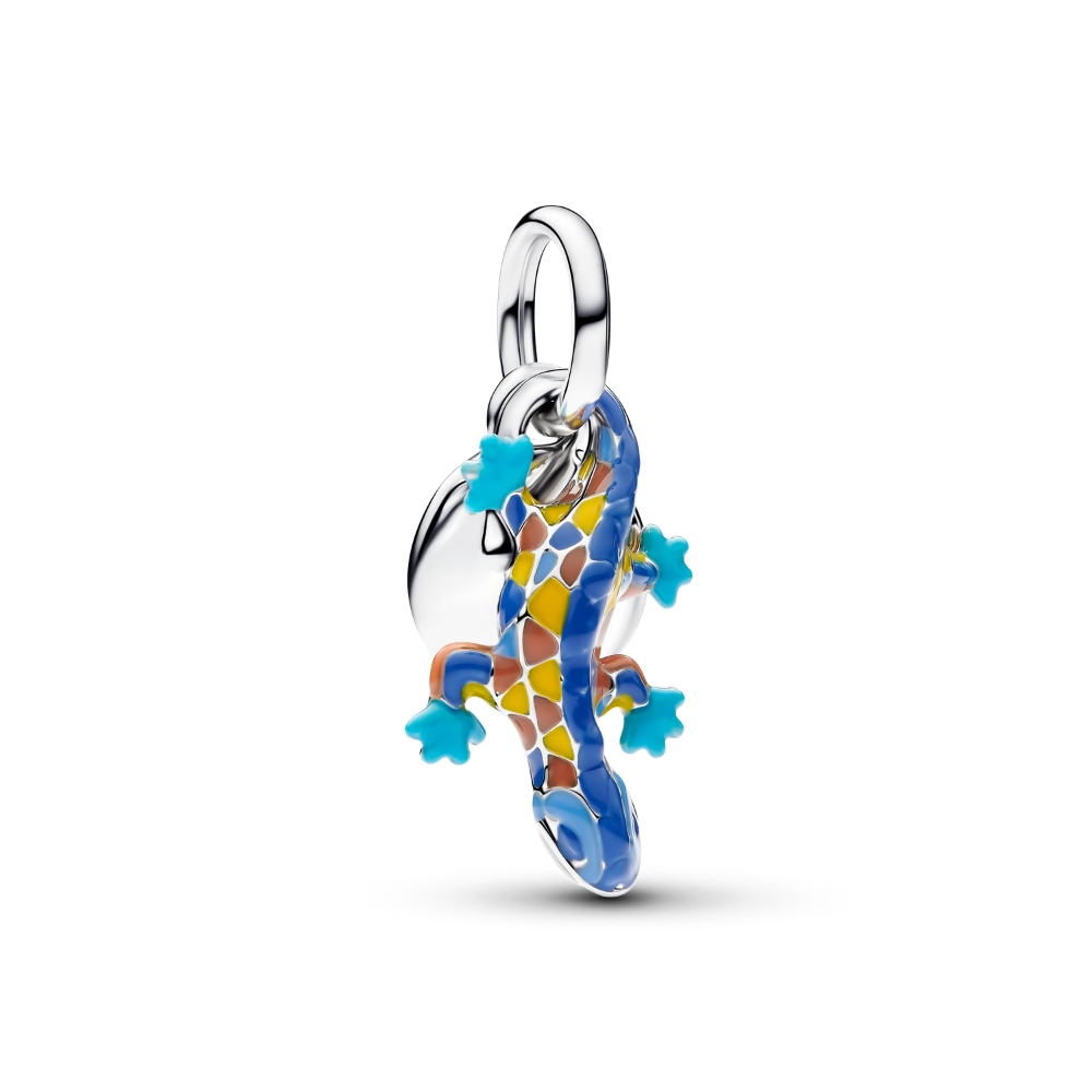 Pandora - Zilveren bedel met emaille, salamandra - 794916C01