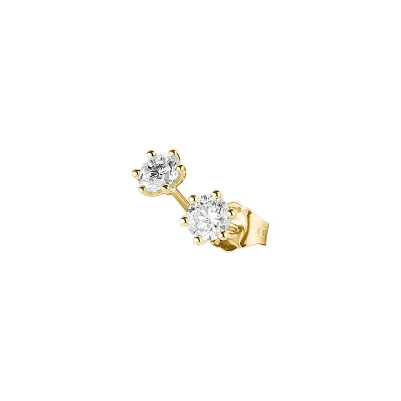 Produkt: Ohrstecker 333 Gelb, Lab Grown Diamant 0,60ct tw/vs.  
Modellnummer: 6-214482-001  
Eigenschaften: Diese eleganten Ohrstecker bestehen aus 333er Gelbgold und sind mit 0,60 Karat Lab grown Diamanten (tw/vs) besetzt. Ideal f&uuml;r formelle Anl&auml;sse oder um allt&auml;gliche Outfits aufzuwerten. Tragen Sie sie f&uuml;r einen subtilen, aber luxuri&ouml;sen Glanz. Perfekt in Kombination mit weiteren Goldaccessoires.