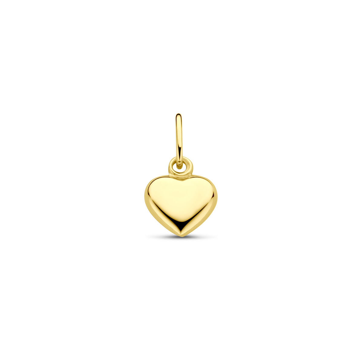 Gouden hartje van 6.5 mm