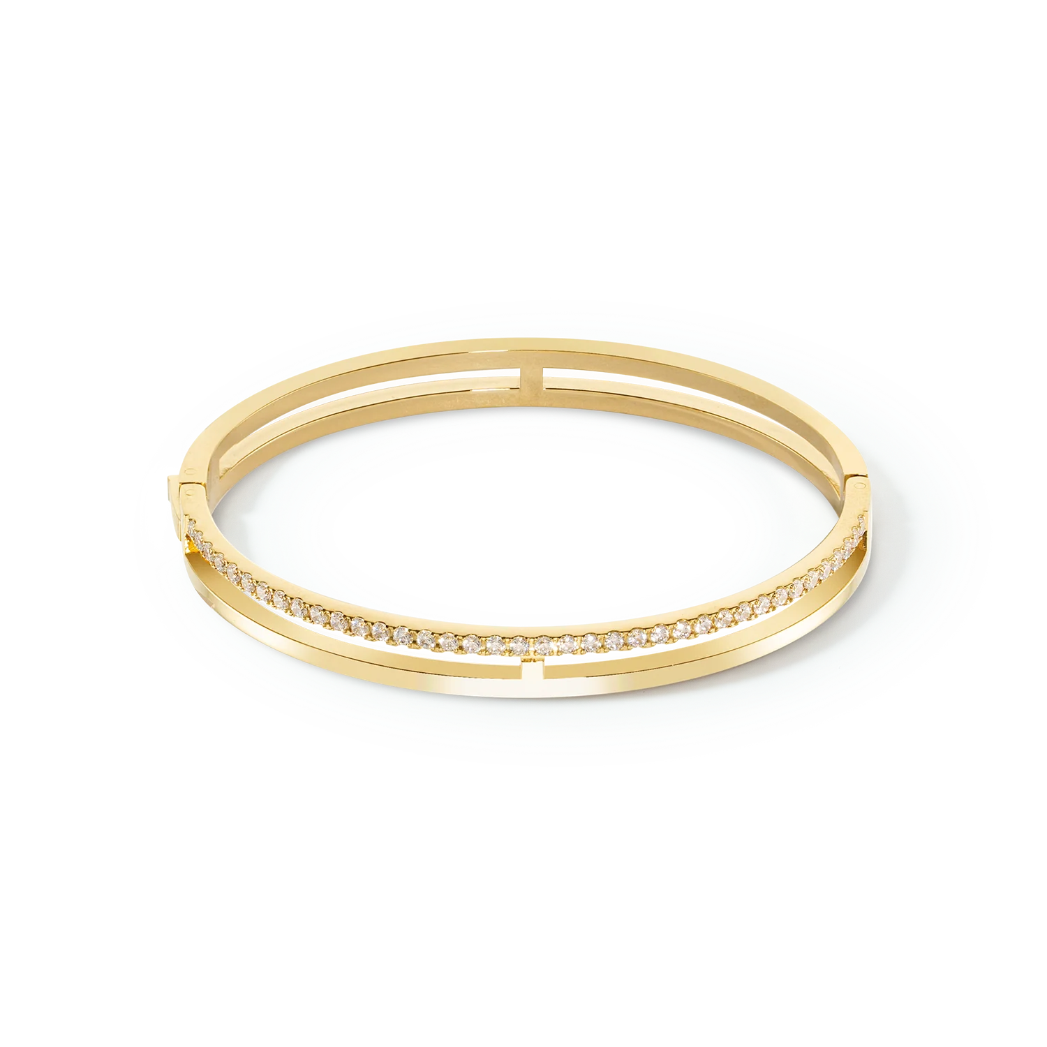 Coeur de Lion 0138/32-1816-17 Bangle Verguld met Zirkonia