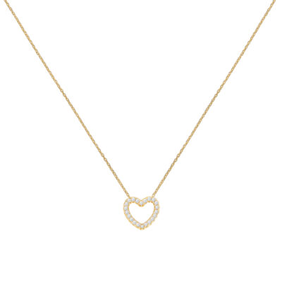 Das Collier Silber GP Herz Lab Grown mit 0,22 ct, Modellnummer 915529450, ist ein ansprechendes Schmuckst&uuml;ck. Es besteht aus goldbeschichtetem 925er Sterlingsilber in der Farbe Gelb. Tragen Sie dieses elegante Halskette zu besonderen Anl&auml;ssen oder kombinieren Sie es im Alltag mit schlichten Outfits, um einen Hauch von Eleganz hinzuzuf&uuml;gen.