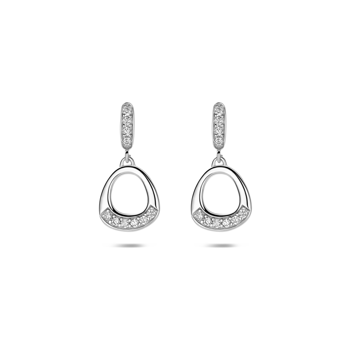 Oorhangers zirkonia 9.5x8.5mm