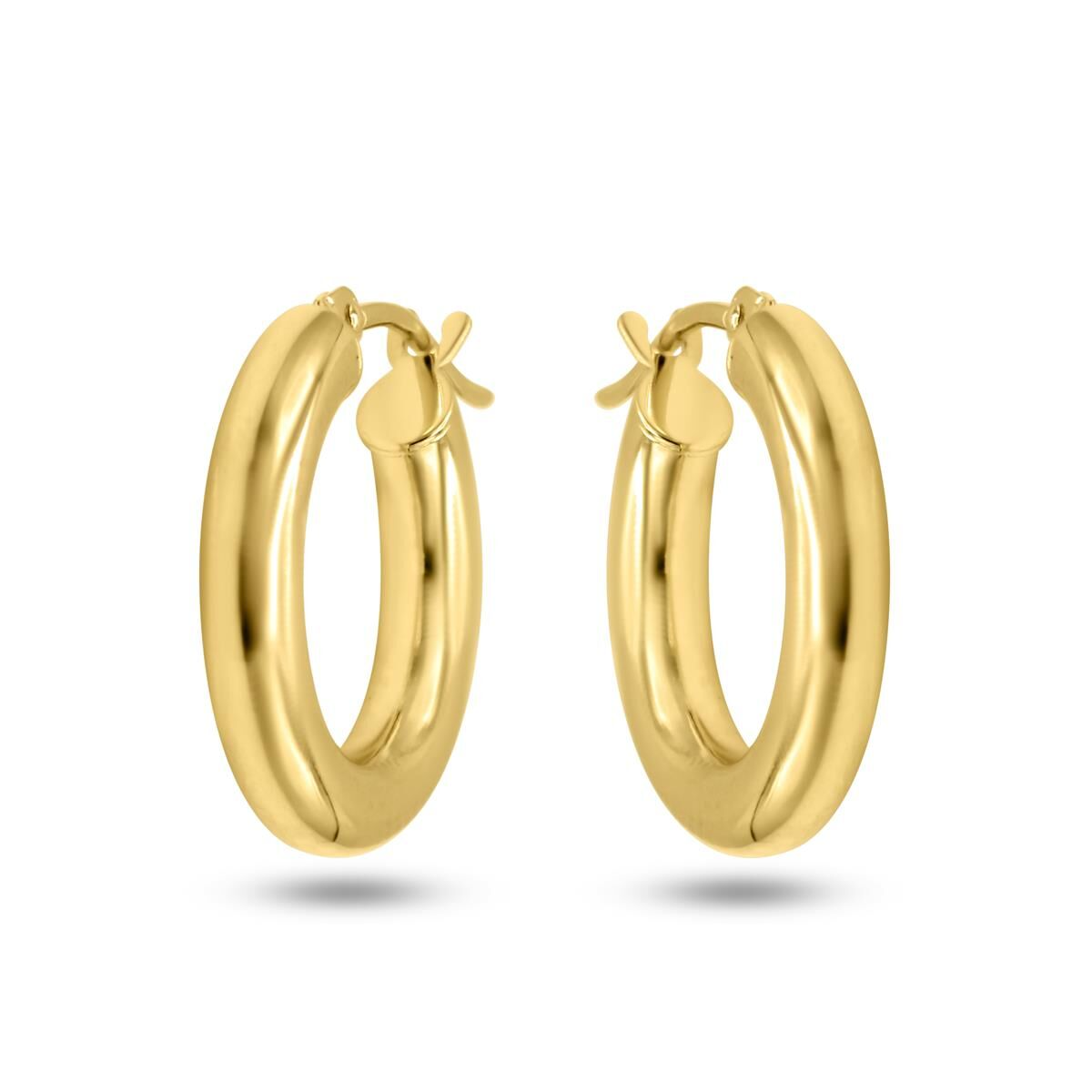 Creolen in geel goud 18 k 