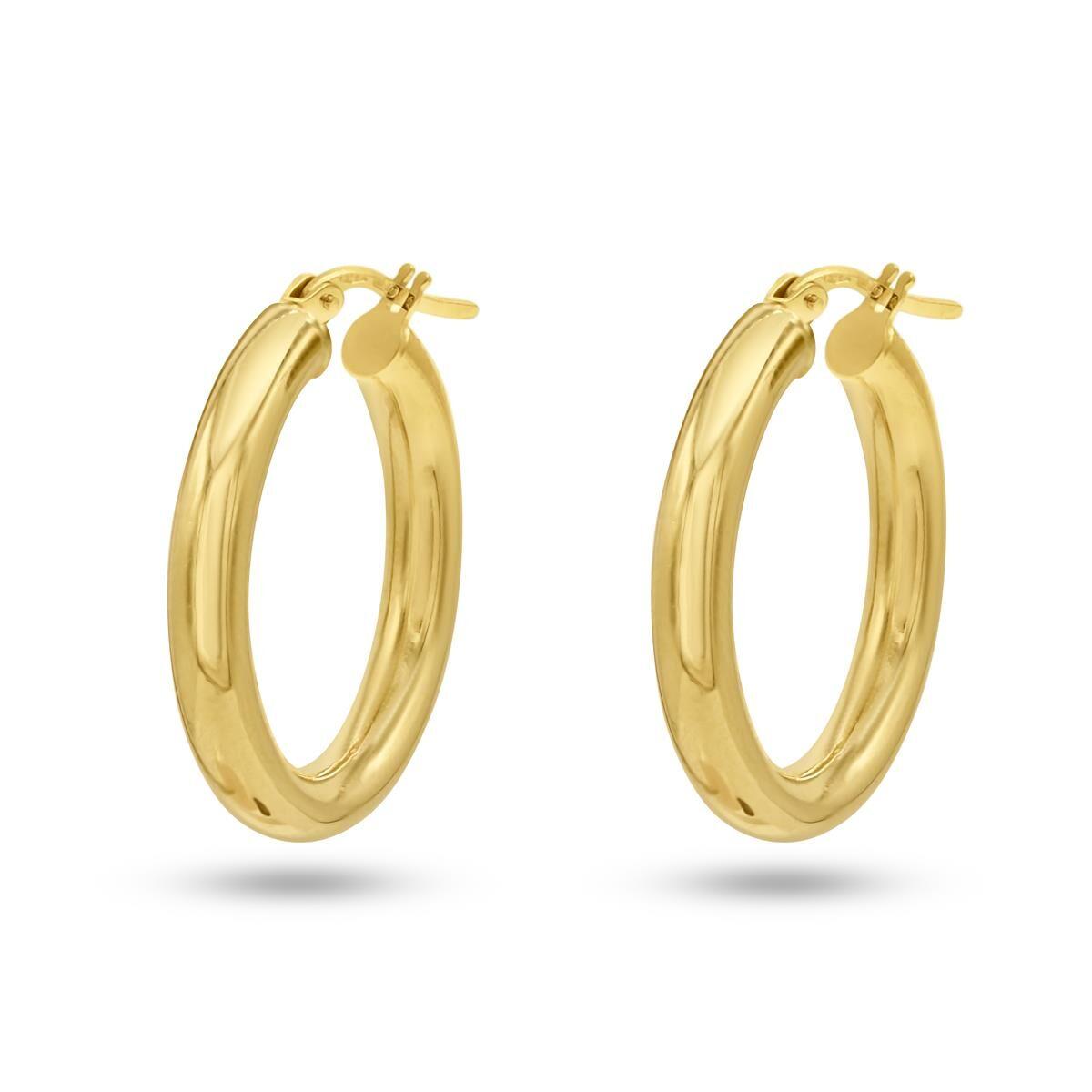 Creolen in geel goud 18 k 