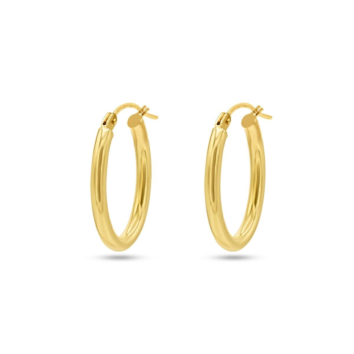 Creolen in geel goud 18 k 