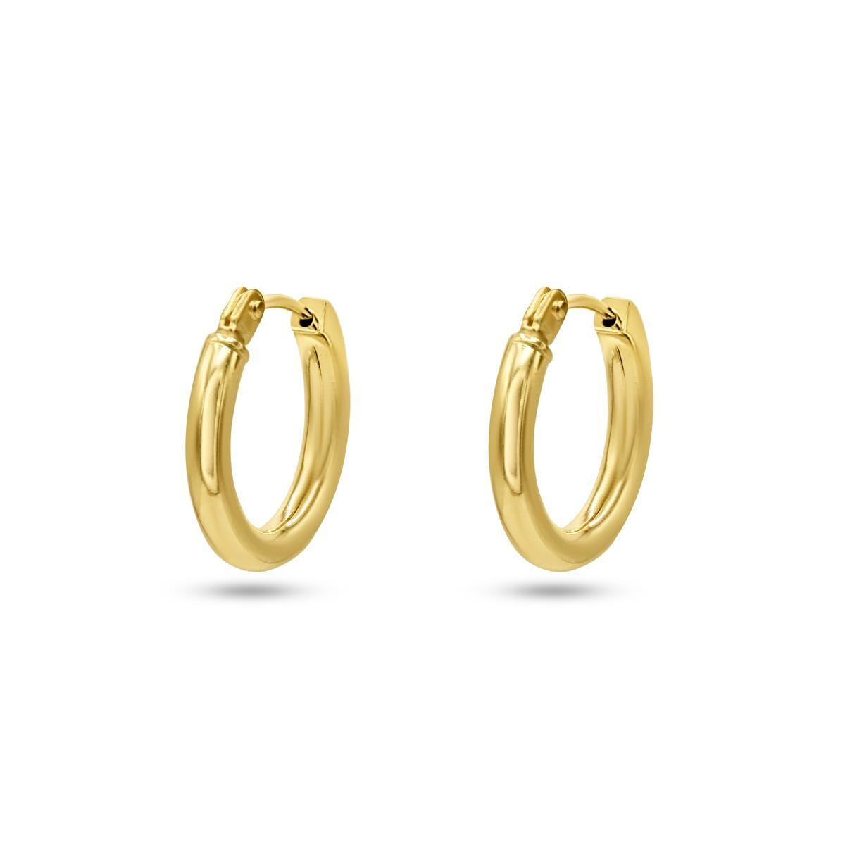 Creolen in geel goud 18 k 