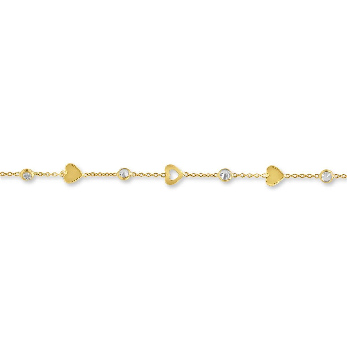 Armbandje in geel goud 18 k 