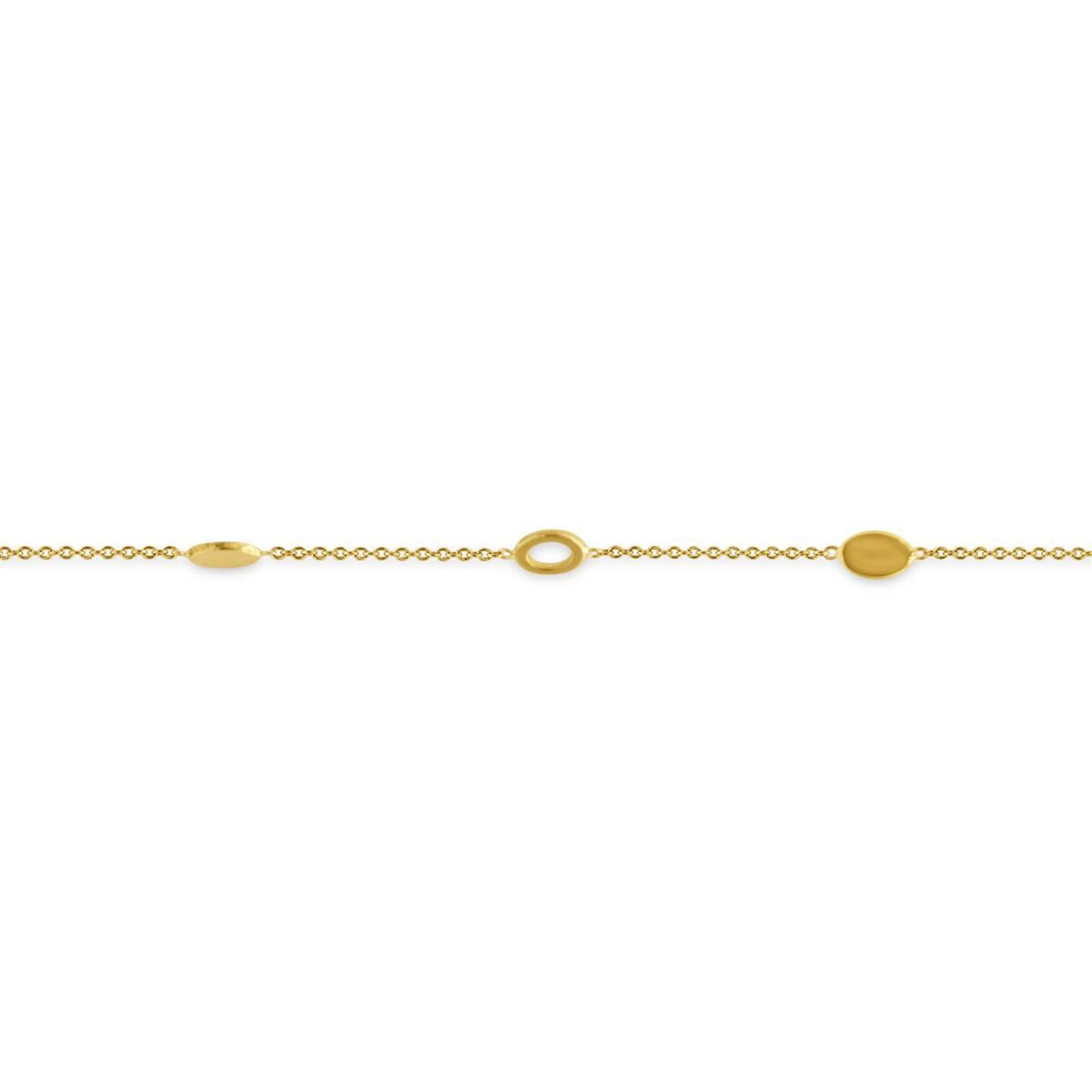 Armbandje in geel goud 18 k 