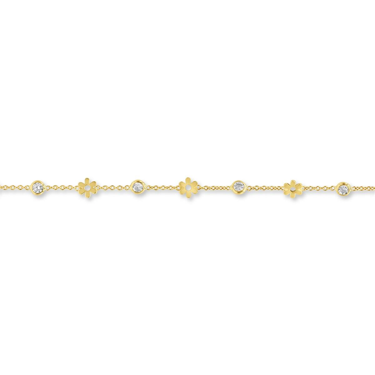Armbandje in geel goud 18 k 