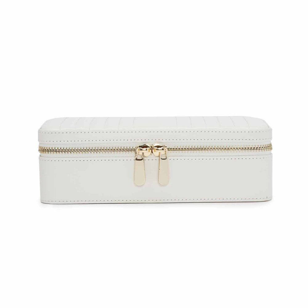 Wolf Maria Medium Zip Case- White
