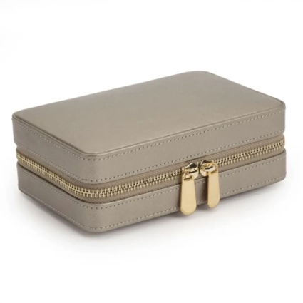 Wolf Palermo Zip Case- Pewter