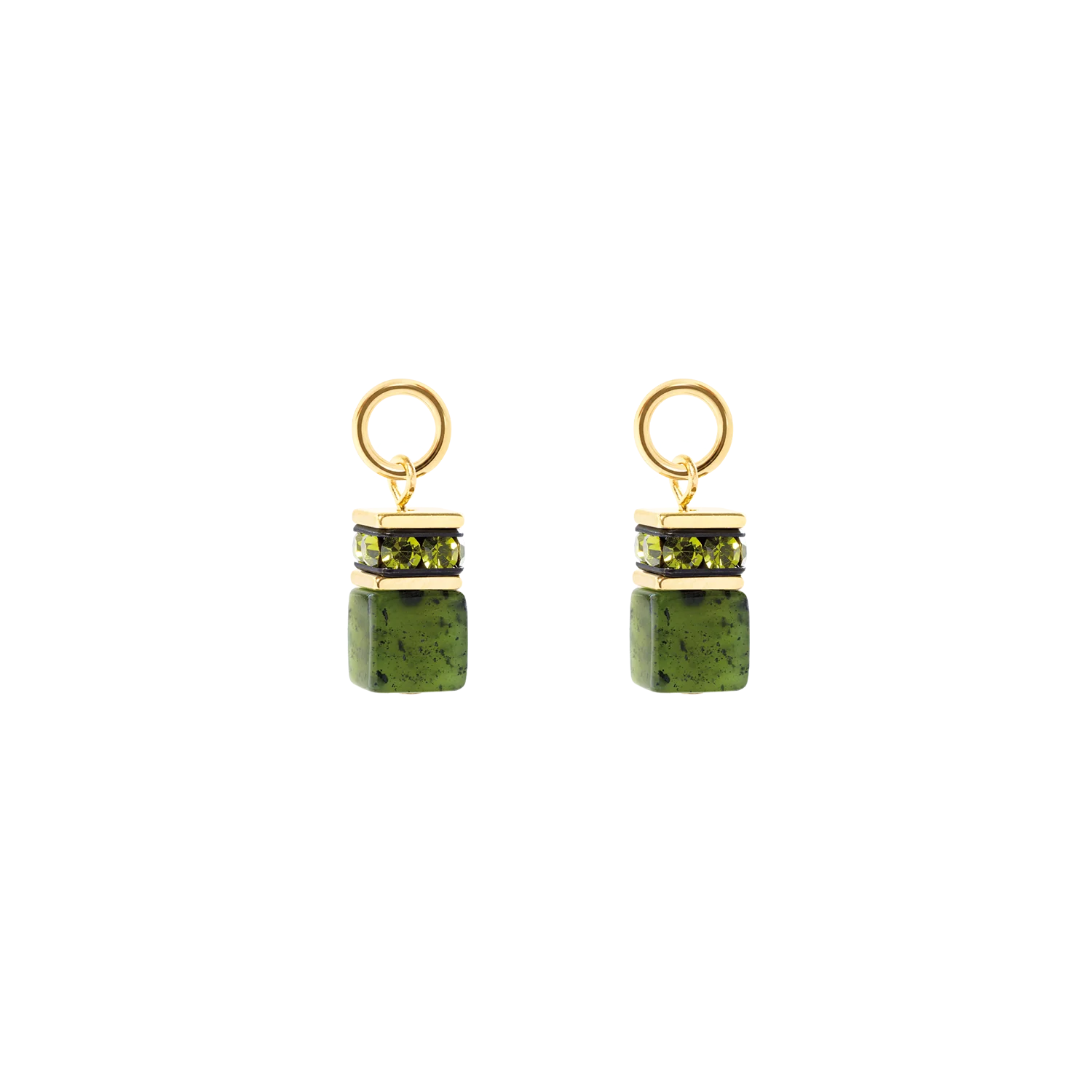 Coeur de Lion 0057/44-516 Oorbedels Green - Gold
