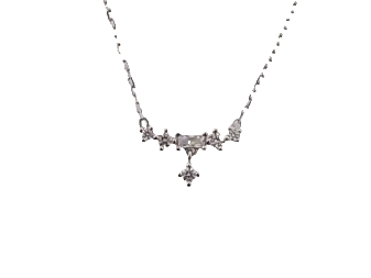 Das Collier Silber 925 rh Zirkonia (Modellnummer 26-356) besticht durch feine Zirkonia-Steine und eine L&auml;nge von 45 cm. Es f&auml;llt unter die Kategorie Schmuck, genauer gesagt Halsketten. Ideal zum Tragen &uuml;ber einem schlichten Oberteil oder Kleid, um einen eleganten Akzent zu setzen. Perfekt f&uuml;r besondere Anl&auml;sse oder als t&auml;gliches Highlight.