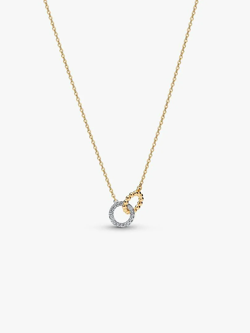 Pandora Kralen & Pav&eacute; Verstrengelde Cirkels Ketting