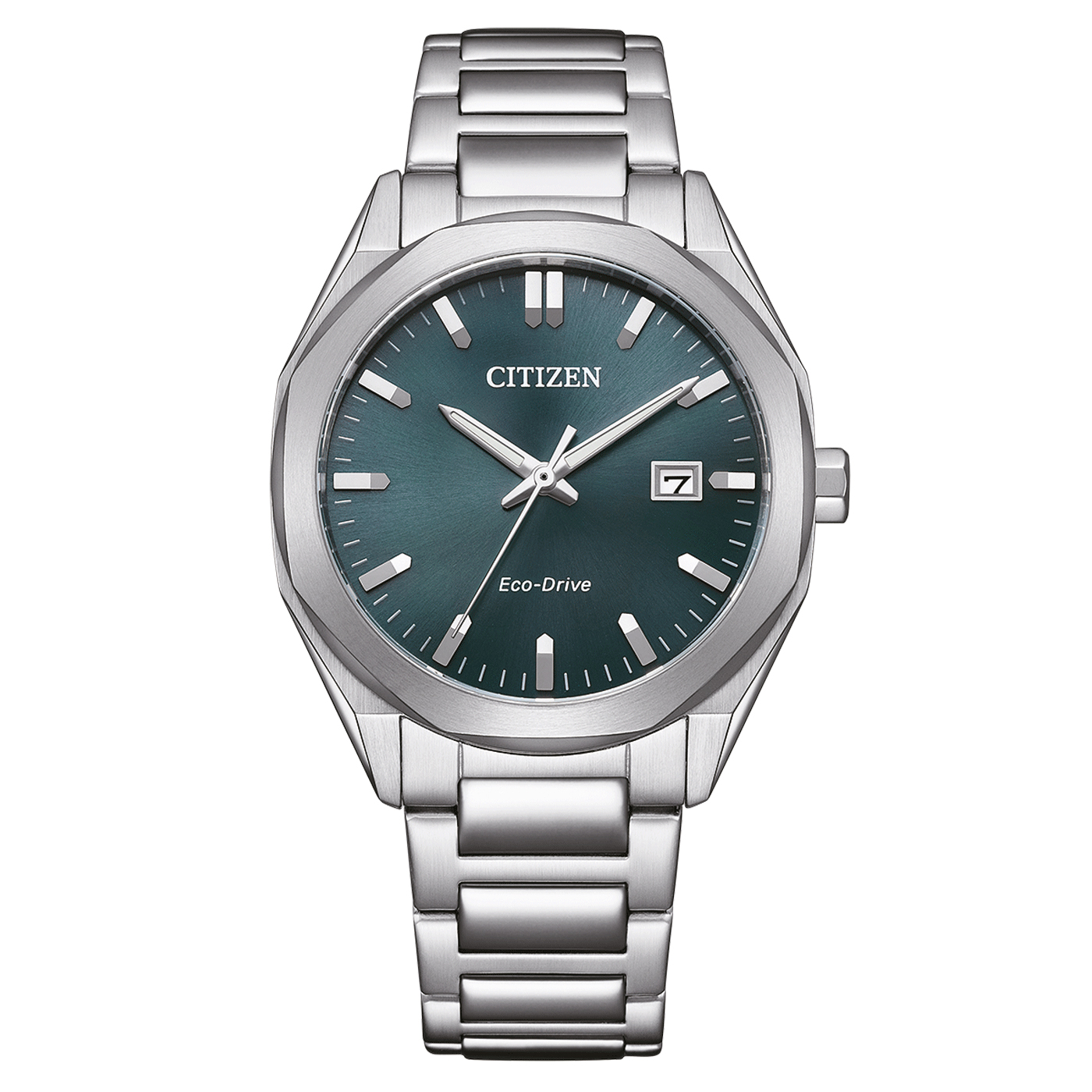 De BM7620-83X horloge combineert elegantie met functionaliteit. Kenmerken: ronde roestvrijstalen kast (38 mm), groene wijzerplaat met streepindex, analoge weergave, datumfunctie en waterbestendig tot 10 ATM. Anti-allergisch en zonne-aangedreven. Het zilverkleurige roestvrijstalen bandje maakt het ideaal voor dagelijks gebruik of formele gelegenheden. Draag het om je pols als stijlvol accessoire voor elke gelegenheid.