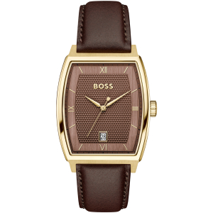 Ontdek de HB PRINCIPLE ARK, een stijlvol polshorloge voor heren met een elegante gouden kast en een verfijnde bruine band. Dit horloge is niet alleen een modeaccessoire, maar ook een functioneel instrument met een duidelijke datumweergave. Met een diameter van 39 mm past het perfect om elke pols en voegt het een vleugje luxe toe aan elke outfit.

Dit horloge is uitgerust met een betrouwbaar quartz uurwerk, wat zorgt voor nauwkeurige tijdweergave. Bovendien is het horloge IP68-gecertificeerd, wat betekent dat het volledig stofdicht en waterdicht is. Dit maakt het ideaal voor dagelijks gebruik, of je nu aan het werk bent of een dagje uit gaat.