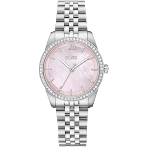 Ontdek de elegantie van de HB GRACEFUL PRECIOUS, een verfijnd polshorloge van BOSS, speciaal ontworpen voor dames. Met een stijlvolle zilveren kast en band, biedt dit horloge niet alleen een luxe uitstraling, maar ook duurzame functionaliteit. Het quartz uurwerk zorgt voor nauwkeurige tijdsweergave, perfect voor elke gelegenheid.

Dit horloge is voorzien van mineraalglas, wat zorgt voor een uitstekende krasbestendigheid. Met een waterdichtheid van 3 ATM is het horloge spatwaterdicht, waardoor het geschikt is voor dagelijks gebruik. De IP68-certificering garandeert dat het horloge volledig stof- en waterdicht is, wat het ideaal maakt voor avontuurlijke dames.