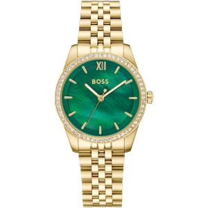 Ontdek de elegante HB GRACEFUL PRECIOUS, een prachtig polshorloge van het gerenommeerde merk BOSS. Dit dameshorloge heeft een verfijnde gouden band en kast die perfect samengaan met een strakke en moderne uitstraling. Met een diameter van 32 mm is het horloge ideaal voor elke gelegenheid, van casual tot formeel.

Een van de opvallende kenmerken van dit horloge is de IP68-certificering, wat betekent dat het volledig stofdicht en waterdicht is. Hierdoor kun je het horloge met vertrouwen dragen, zelfs in uitdagende omstandigheden. Of je nu een dagje uit gaat of een avondje uit, je hoeft je geen zorgen te maken over spatwater, dankzij de waterdichtheid tot 3 ATM.
