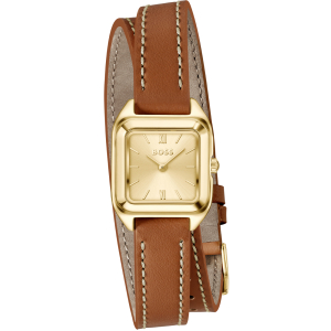 Ontdek de elegante HB MAE PETITE dms lr camel 22mm, een stijlvol polshorloge van het gerenommeerde merk BOSS, speciaal ontworpen voor dames. Dit horloge combineert functionaliteit met een verfijnde uitstraling, waardoor het de perfecte aanvulling is op elke outfit, of het nu voor een casual dagje uit of een formele gelegenheid is.

Met een kast in een prachtige goudkleur en een luxe bruine band, biedt dit horloge niet alleen een chique esthetiek, maar ook een comfortabele pasvorm. Het mineraalglas zorgt ervoor dat de wijzerplaat goed beschermd is tegen krassen, terwijl de gespsluiting zorgt voor een veilige en gemakkelijke bevestiging om uw pols.