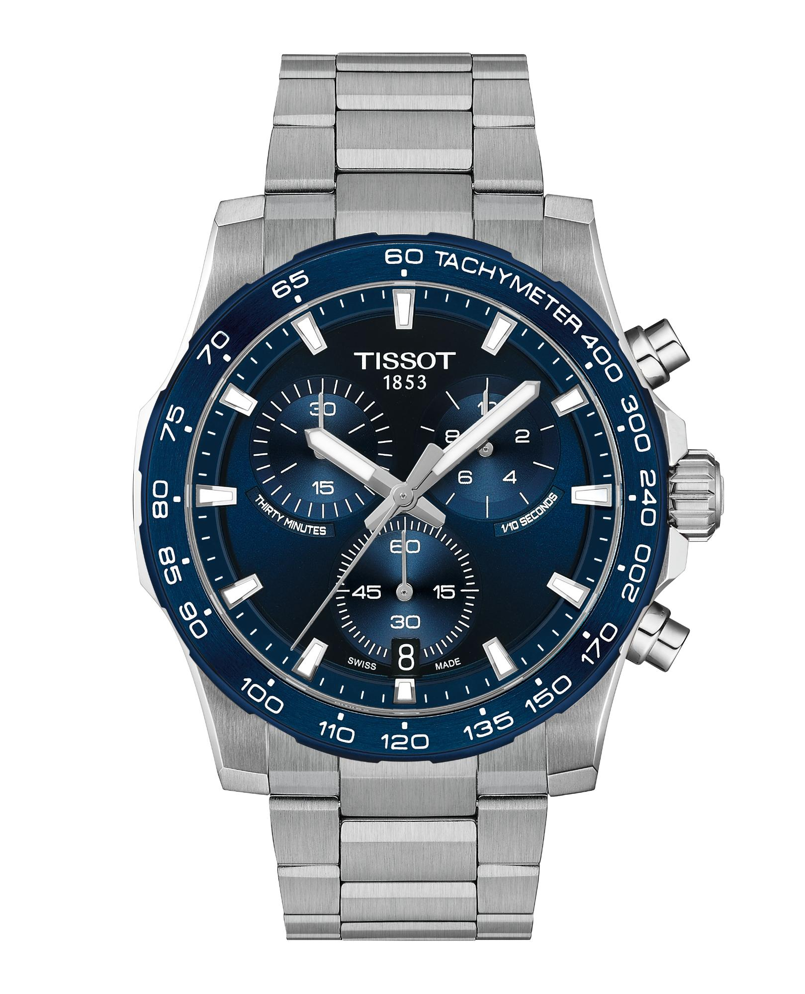 Tissot - Super Sport, Chronograaf, 42mm, Quartz, 100 meter WR, Saffierglas - T1254171104100