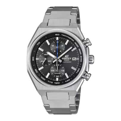 Die Casio Edifice Chrono Herrenuhr Modell EFS-S660D-1AEF besticht durch ihr silberfarbenes Edelstahlarmband und das schwarze Zifferblatt. Ausgestattet mit Saphirglas, Datumsfunktion und Runden Edelstahlgeh&auml;use, bietet sie analoge Anzeige. Wasserdicht bis 100 Meter, &Oslash; 45.3 mm. Perfekt f&uuml;r formelle Anl&auml;sse und den Alltag. Tragen Sie sie zu eleganten oder l&auml;ssigen Outfits f&uuml;r einen zeitlosen Look.