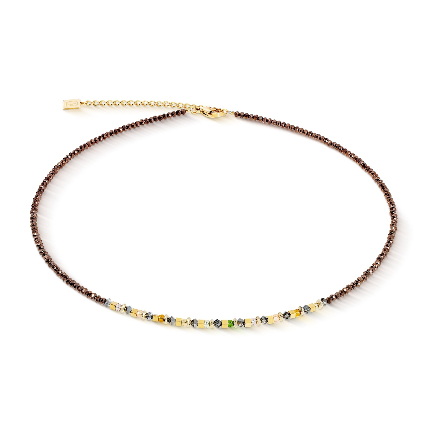 Coeur de Lion Collier 4359/10-1109 BROWN-OLIVE