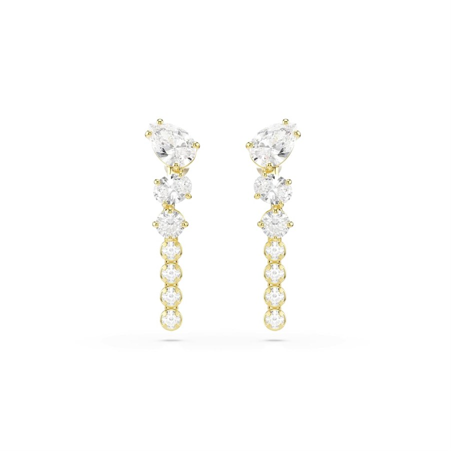 SWAROVSKI TORENSIERAAD MESMERA 5762696. Deze prachtige oorbellen zijn perfect voor zowel dagelijks gebruik als speciale gelegenheden. Draag ze met je favoriete outfit voor een subtiele maar elegante uitstraling. Voeg een vleugje glamour toe aan elke look.