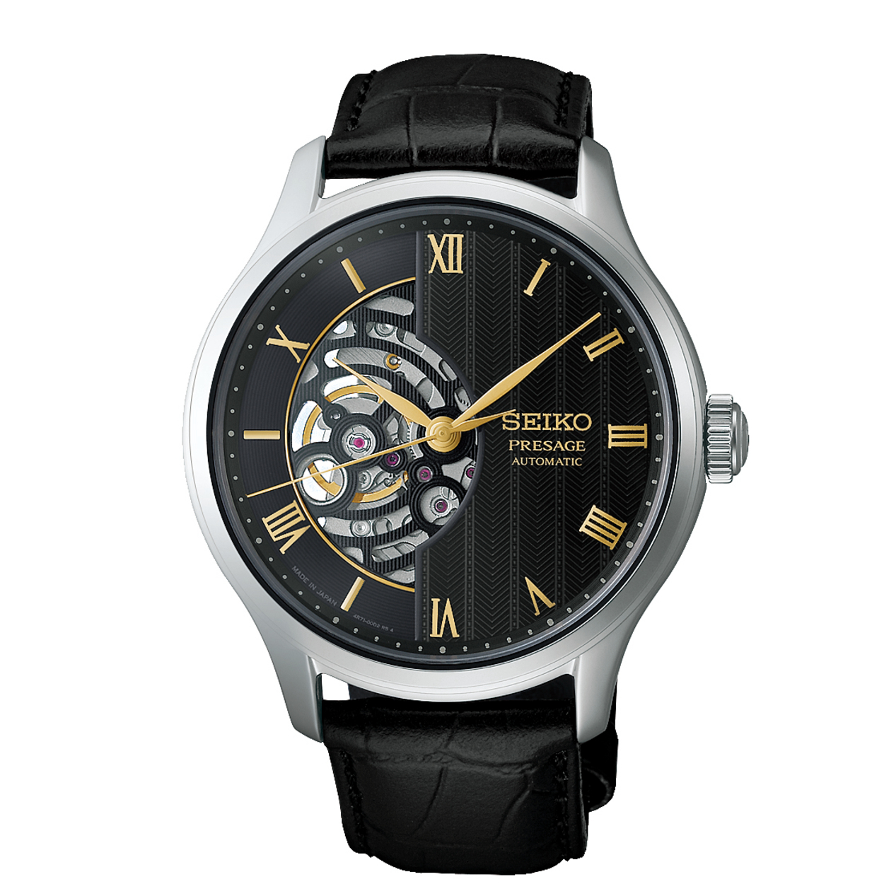 De Seiko HCB008J1 is een stijlvol herenhorloge uit de Presage-collectie. Het horloge combineert een klassiek design met een verfijnde afwerking en een automatisch uurwerk. Een elegante keuze voor dagelijks gebruik &eacute;n bijzondere gelegenheden.
