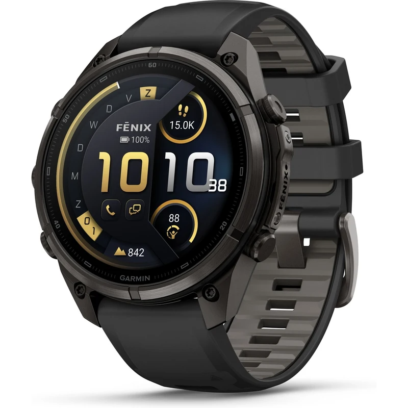 De Garmin Fenix 9 Pro 47 mm (modelnummer 010-04336-11) is een geavanceerde smartwatch met functies zoals GPS, hartslagmeting, energiebeheer en multisport tracking. Draag de horloge stevig om je pols voor optimale sensorprestaties. Perfect voor dagelijkse training en avontuurlijke activiteiten dankzij zijn robuuste ontwerp en uitgebreide mogelijkheden. Ontdek jouw nieuwe trainingspartner vandaag!