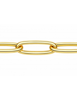 Luxe 14 karaat Mori Gold Filt&eacute;&reg; sieraad - Model Anker schakel, 2,2mm breed