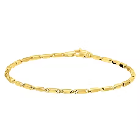 MONZARIO GEELGOUDEN ARMBAND 19CM 15050971