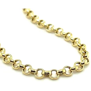 MONZARIO GEELGOUDEN COLLIER JASSERON 50CM 8MM 15032678