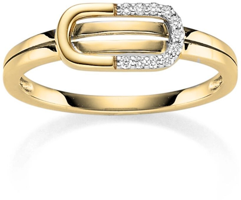 MONZARIO GEELGOUDEN RING DIAMANT 15050996