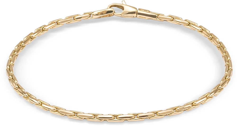 MONZARIO GEELGOUDEN ARMBAND 18CM 15050491