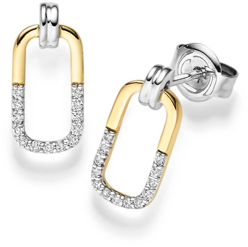 MONZARIO BICOLOR OORSTEKER DIAMANT 15050851