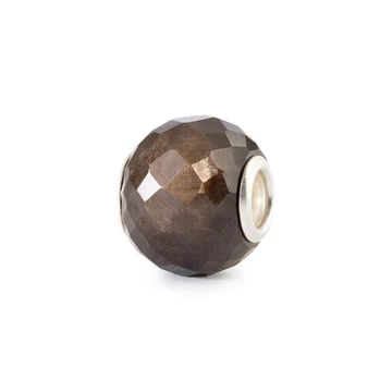 Gefacetteerde bruine safier, rond