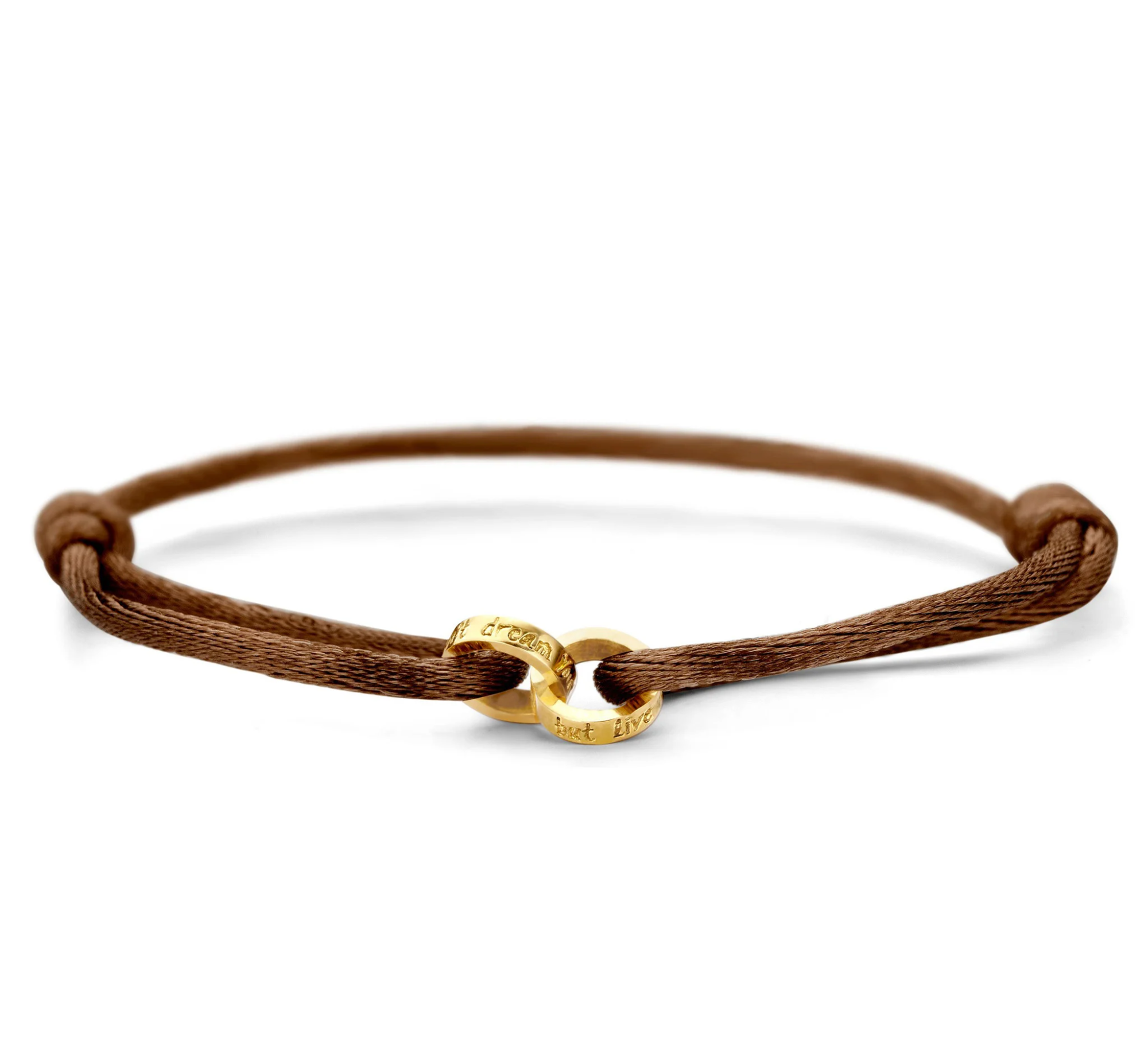 ICONICBRACELETDOUBLEOPENCIRCLEWITHENGRAVINGCORD