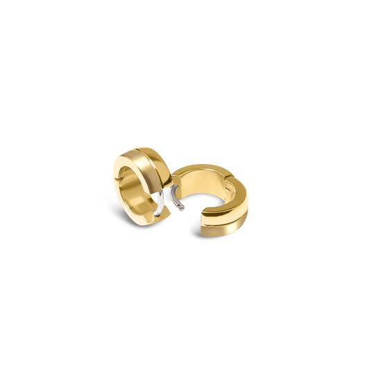 Boccia titanium klapoorringen verguld huidvriendelijk 12 mm