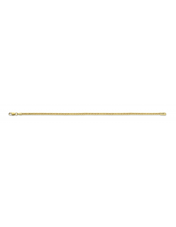  Fjory Spiga vierkante schakel 2,5mm breed zilver filled 