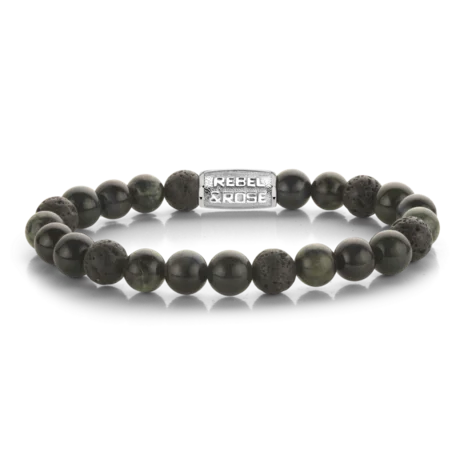 Rebel&Rose Deep Forest heren armband RR-80130-S-L