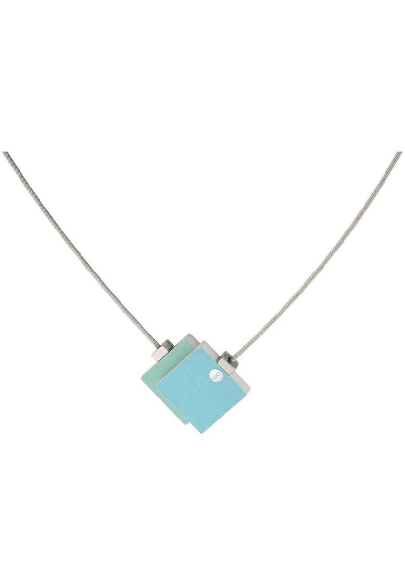 Collier aluminium matt blue grey