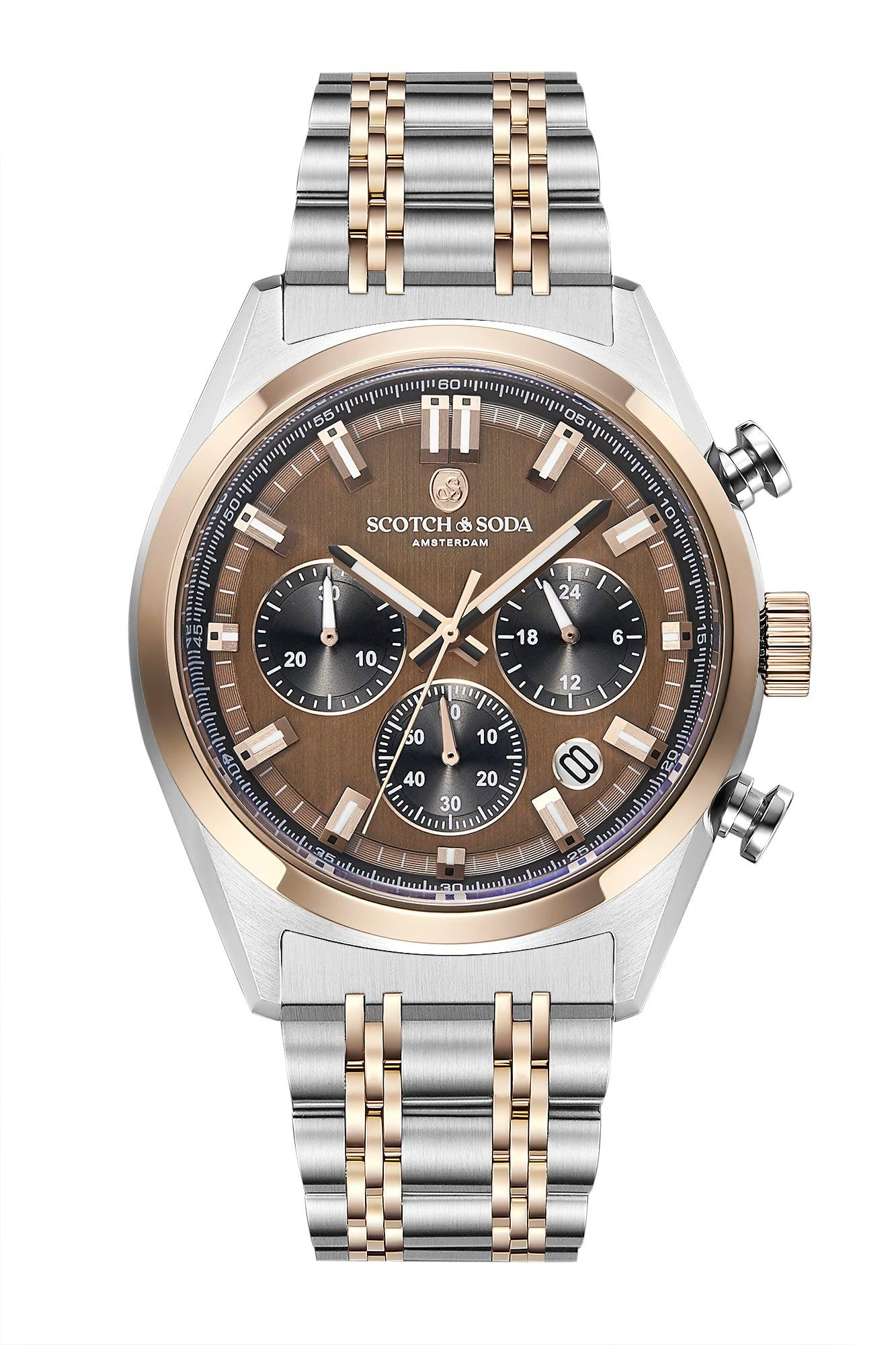 Dit SSM.106D Herenhorloge van Scotch & Soda biedt stijl en functionaliteit in &eacute;&eacute;n. Met een modern ontwerp past het perfect binnen de categorie horloges. Draag het op kantoor of bij casual gelegenheden voor een verfijnde uitstraling. Combineer met een nette blouse en broek of een casual outfit. Een veelzijdig accessoire voor elke dag.