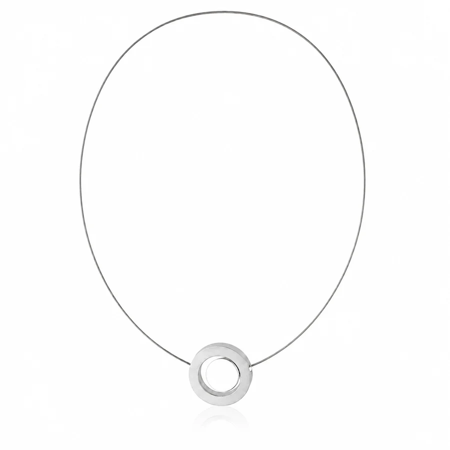 Choker Romee zilverkleur met magneetsluiting