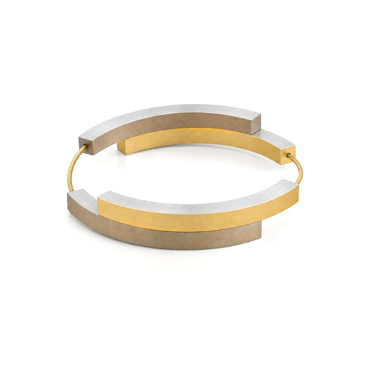 Armband Belle goud bronskleur met magneet sluiting