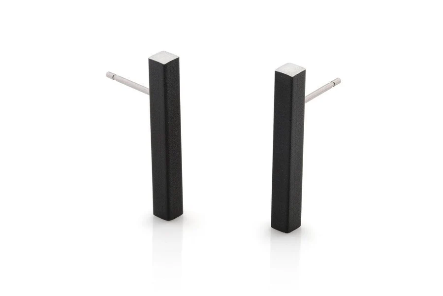 Staaf oorknoppen 25x3 mm